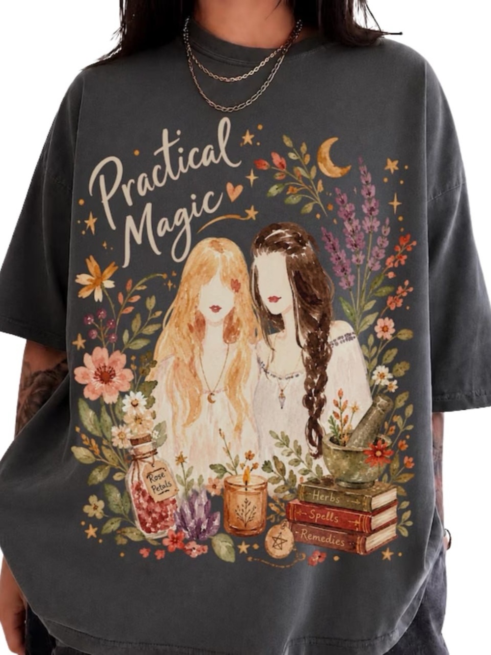Comfort Colors Pepper Practical Magic Graphic Tee